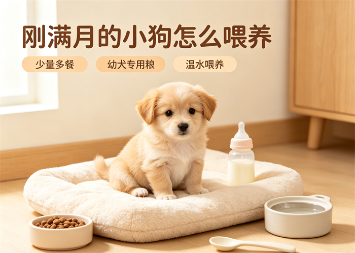刚满月小狗喂养最新完整教程：喂食、保暖、排便护理攻略
