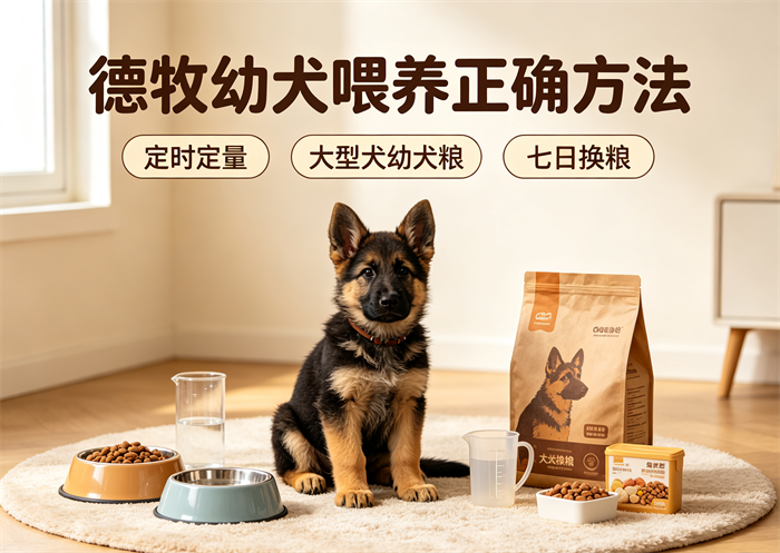 新手饲养德牧幼犬要点：科学喂食、保护关节、正确运动方式